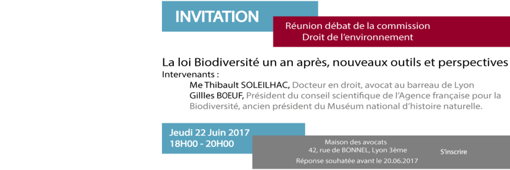 Actualités Colloque Biodiversité 22 Juin 2017
